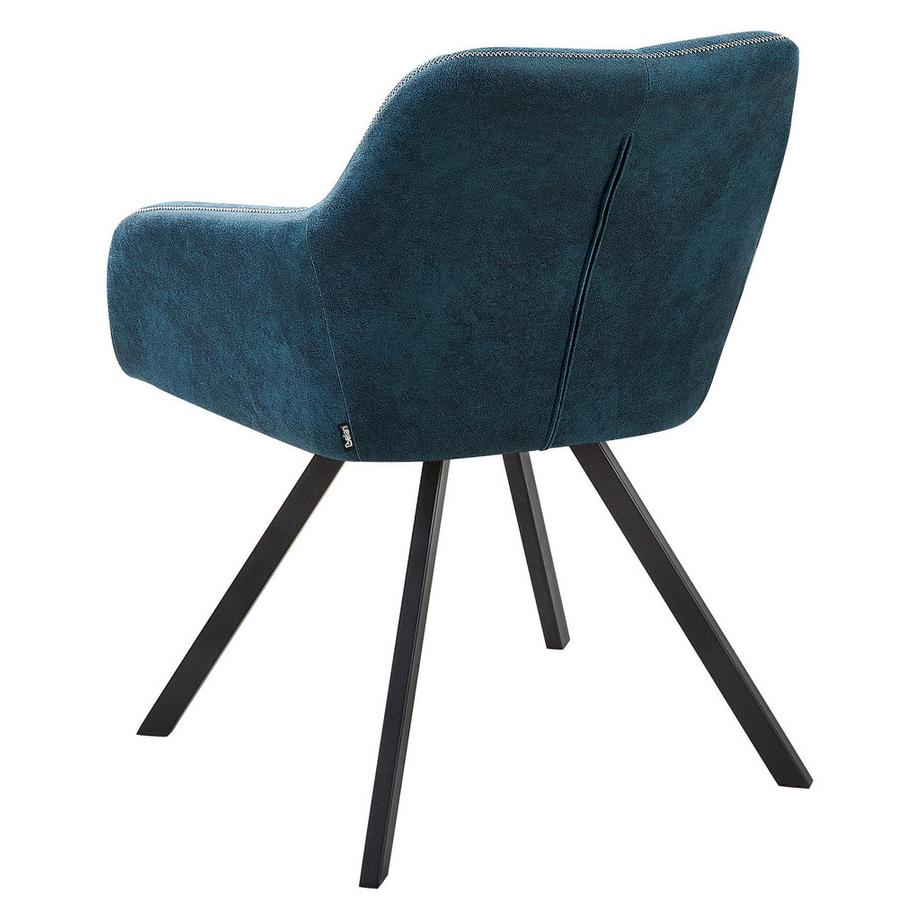 Beliani Set di 2 sedie da pranzo en Tessuto Glamour MONEE  