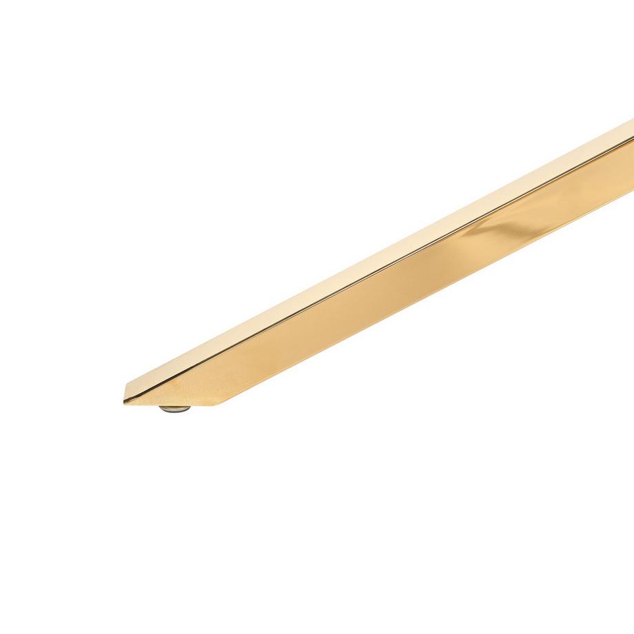 Beliani Tavolo da pranzo en Vetro temperato Moderno CORA  