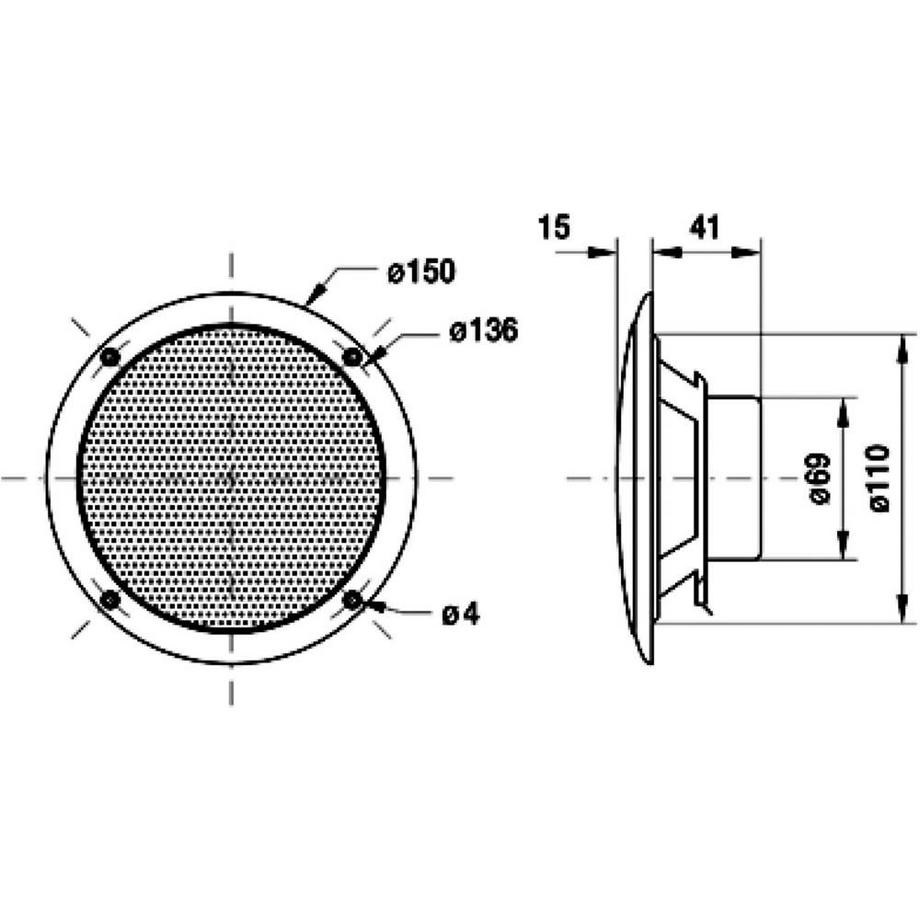 Visaton  Haut-parleur à large bande FR-16 WP 