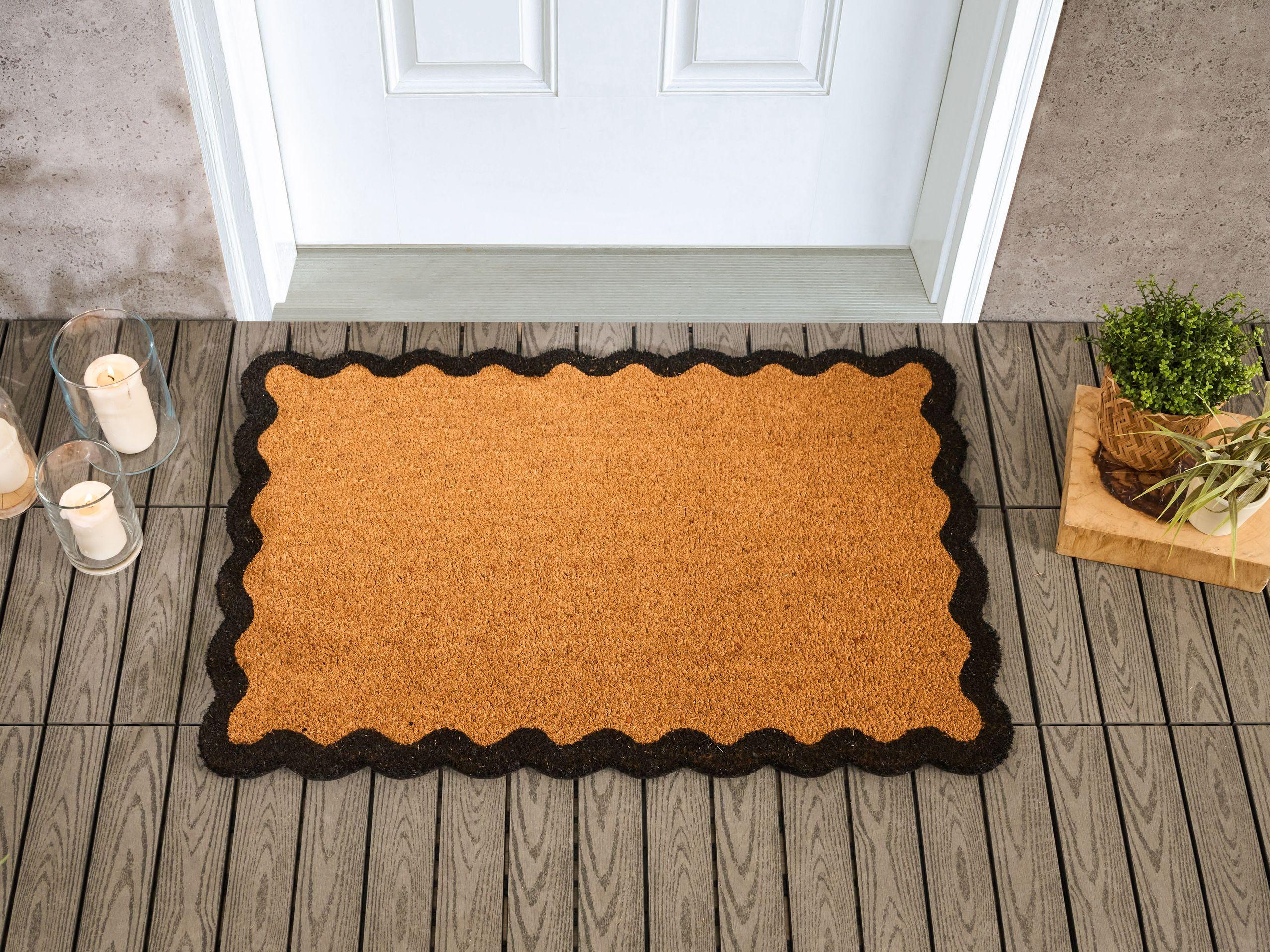 Beliani Fussmatte aus Kokosfasern Modern PINATUBO  