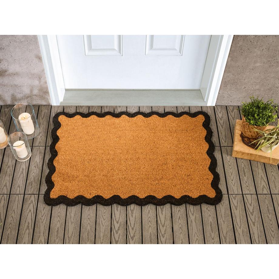 Beliani Tappetino da Ingresso en Fibra di Cocco  PINATUBO  