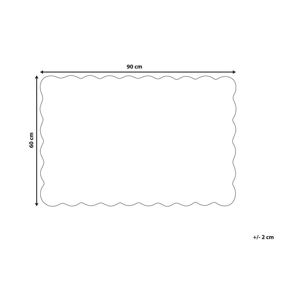 Beliani Tappetino da Ingresso en Fibra di Cocco  PINATUBO  
