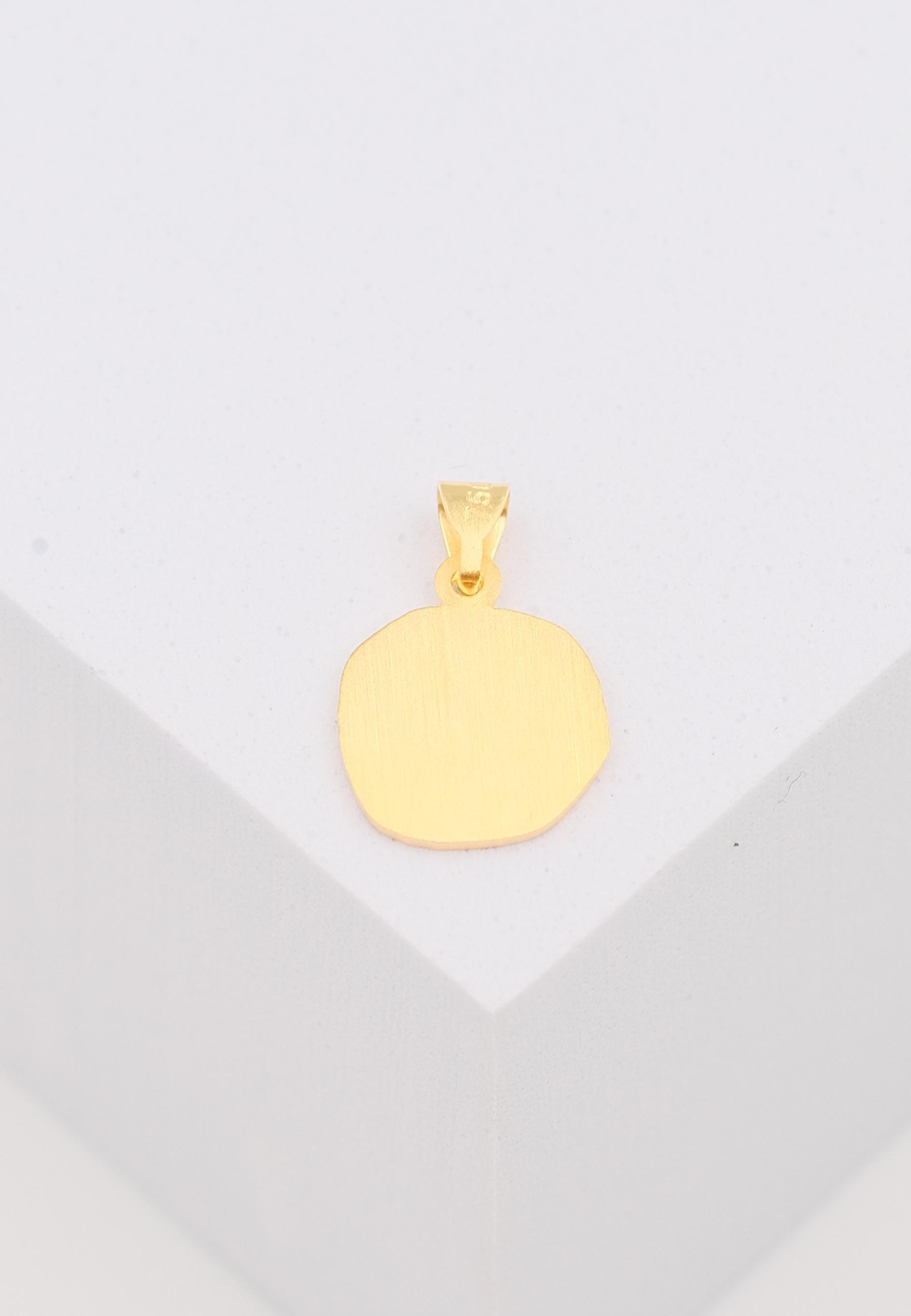 MUAU Schmuck  Pendentif ange en or jaune 750, 11mm 