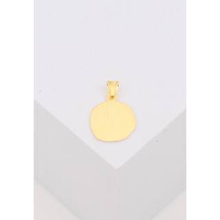 MUAU Schmuck  Pendentif ange en or jaune 750, 11mm 