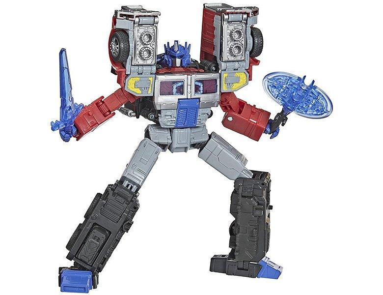 Image of Hasbro Transformers Deluxe Prime Universe Leader Optimus Prime (18cm)