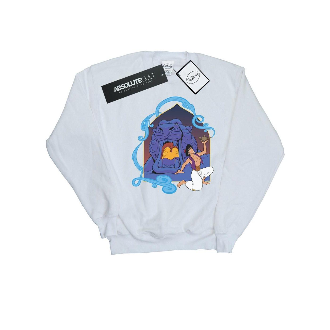 Image of Aladdin Cave Of Wonders Sweatshirt Damen Weiss M