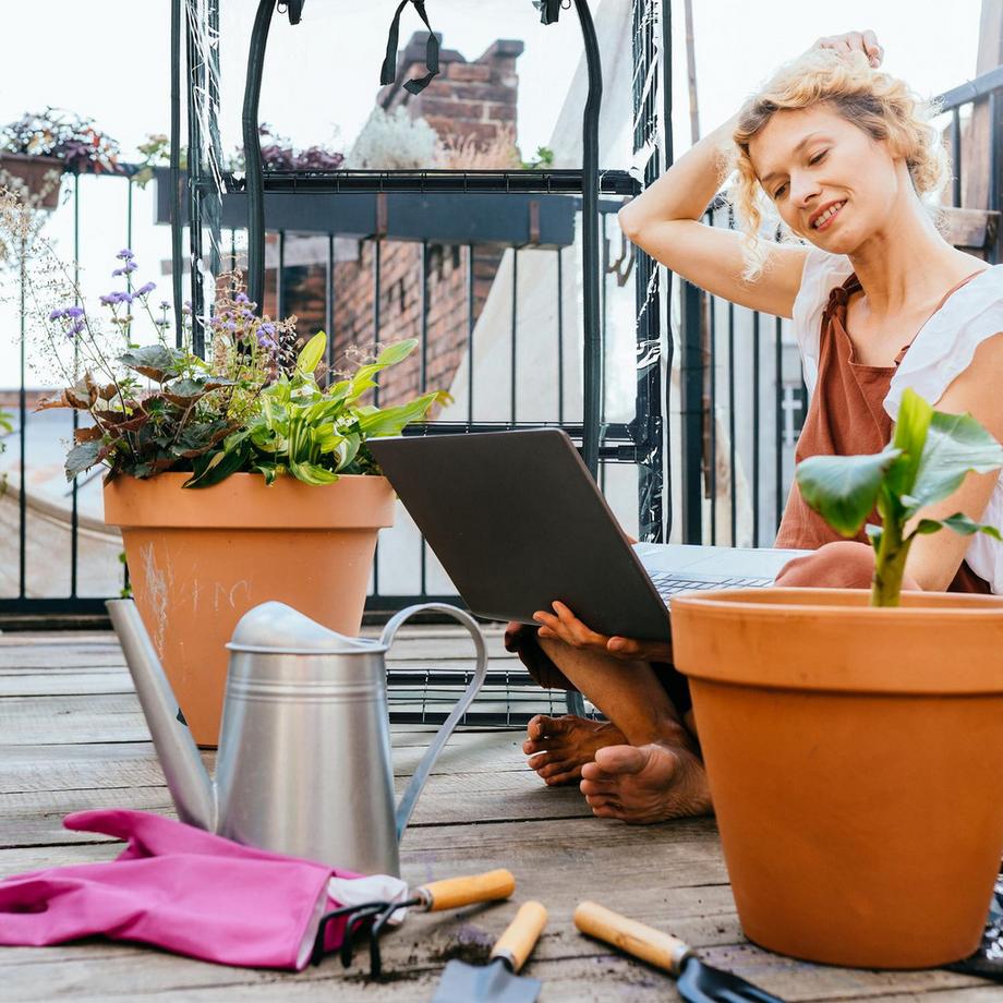 B2X Gewächshaus mit 3 Regalen für den Balkon  