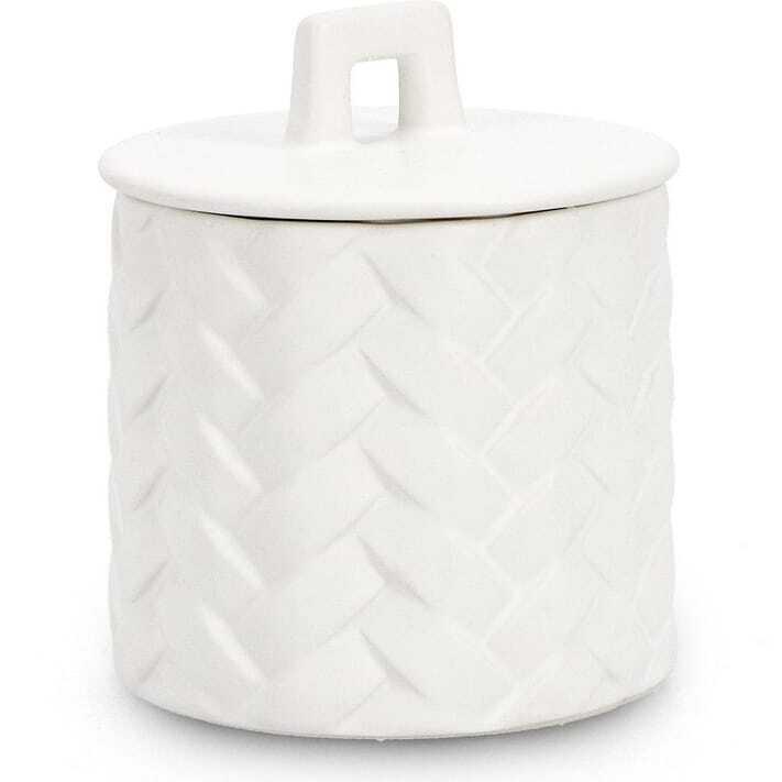 Image of Kerze Twine mit Deckel weiss rund 10 Kerze Twine mit Deckel weiss rund 10