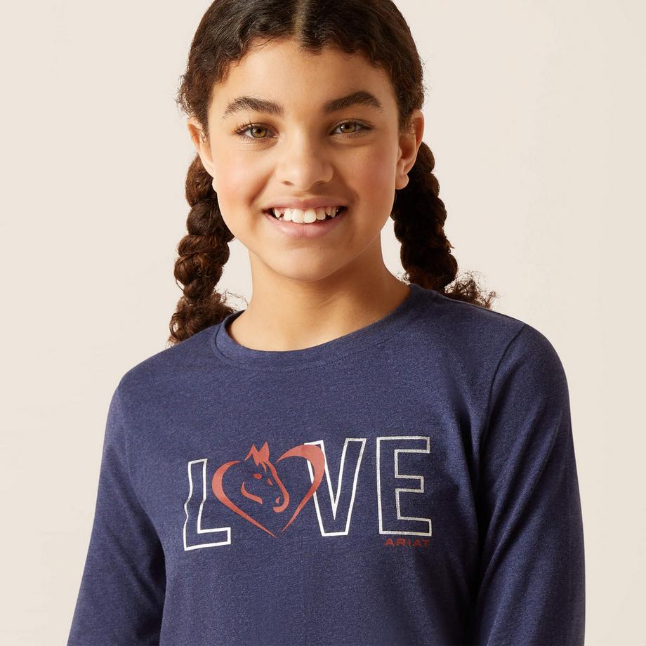 Ariat  t-shirt fille  love 