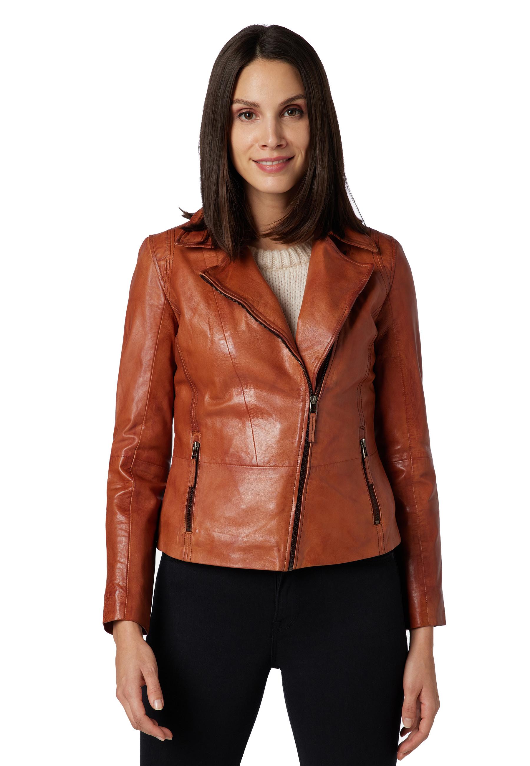 RICANO  Lederjacke Sally, Bikerstil 