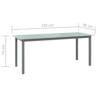 VidaXL Table de jardin  