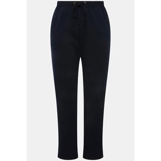 Ulla Popken  Pantalon en molleton. Intérieur doux et confortable. Taille élastique 