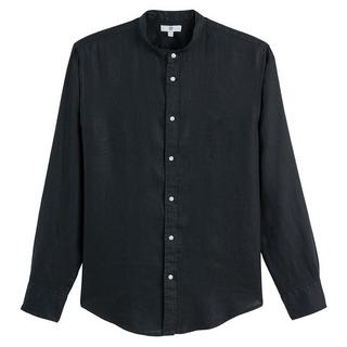 La Redoute Collections Signature Gerades Leinenhemd Stehkragen  