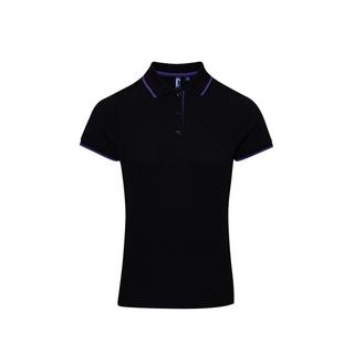 PREMIER  Kontrast CoolKaro Polo Shirt 