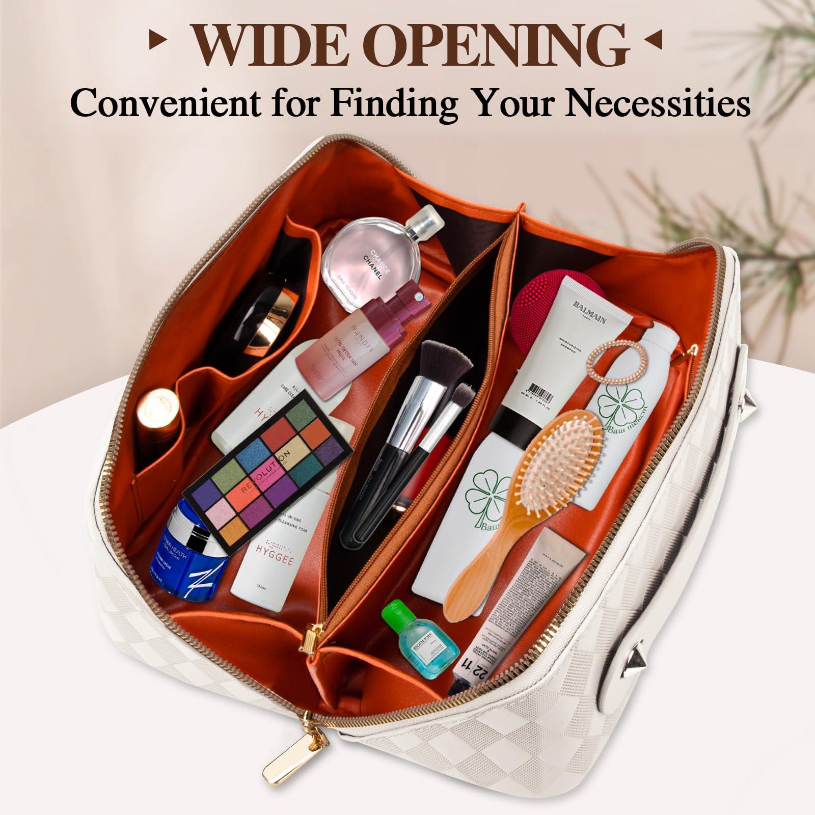 Only-bags.store Kosmetiktasche Portable Travel Make-up Tasche mit großer Kapazität wasserdicht Veranstalter Kosmetiktasche Portable Travel Make-up Tasche mit großer Kapazität wasserdicht Veranstalter 