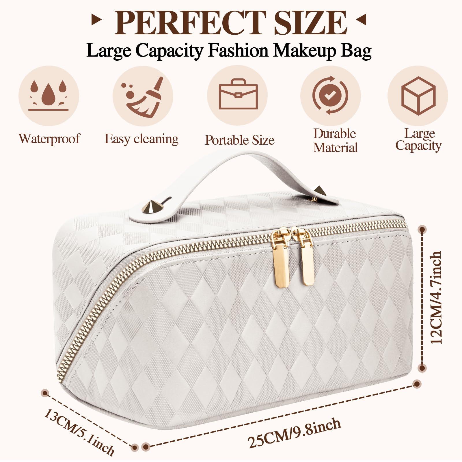 Only-bags.store Kosmetiktasche Portable Travel Make-up Tasche mit großer Kapazität wasserdicht Veranstalter Kosmetiktasche Portable Travel Make-up Tasche mit großer Kapazität wasserdicht Veranstalter 