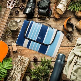 B2X Coperta da picnic a righe 200 x 200 cm  