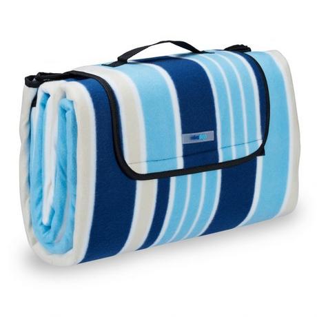 B2X Coperta da picnic a righe 200 x 200 cm  