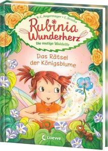 Rubinia Wunderherz, die mutige Waldelfe (Band 6) - Das Rätsel der Königsblume Angermayer, Karen Christine; Loewe Erstes Selberlesen (Hrsg.); Broska, Elke (Illustrationen) Gebundene Ausgabe 