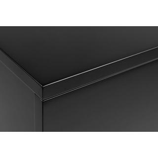 mutoni Table de chevet Rognonas noir 37x32  