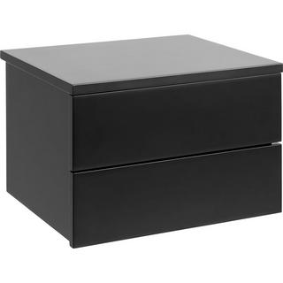 mutoni Table de chevet Rognonas noir 37x32  