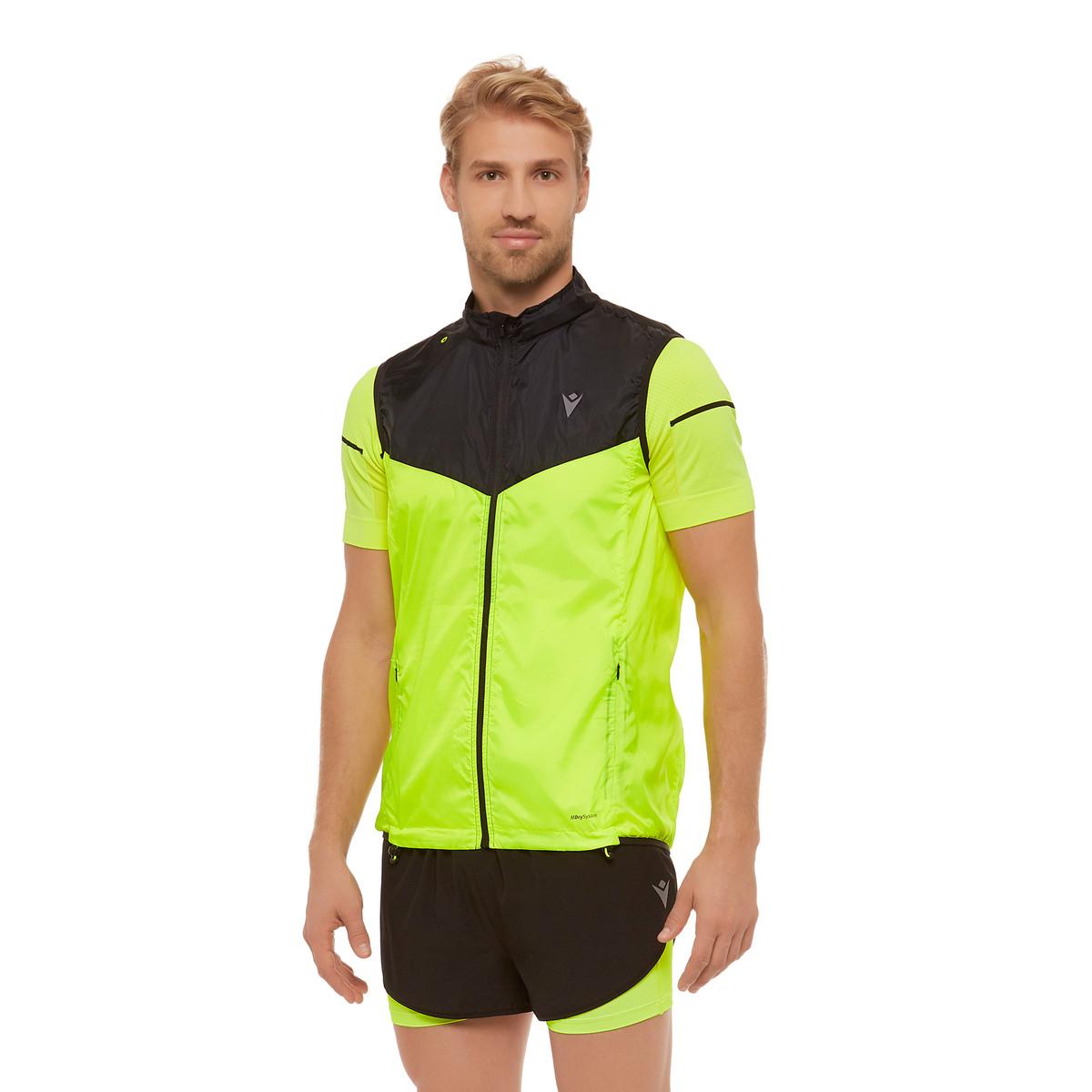 macron  ärmellose windjacke running dennis 