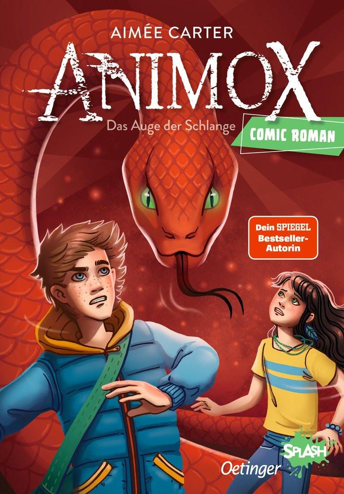 Animox als Comic-Roman 2. Das Auge der Schlange Carter, Aimée; Großklaus, Malou (Illustrationen) Couverture rigide 