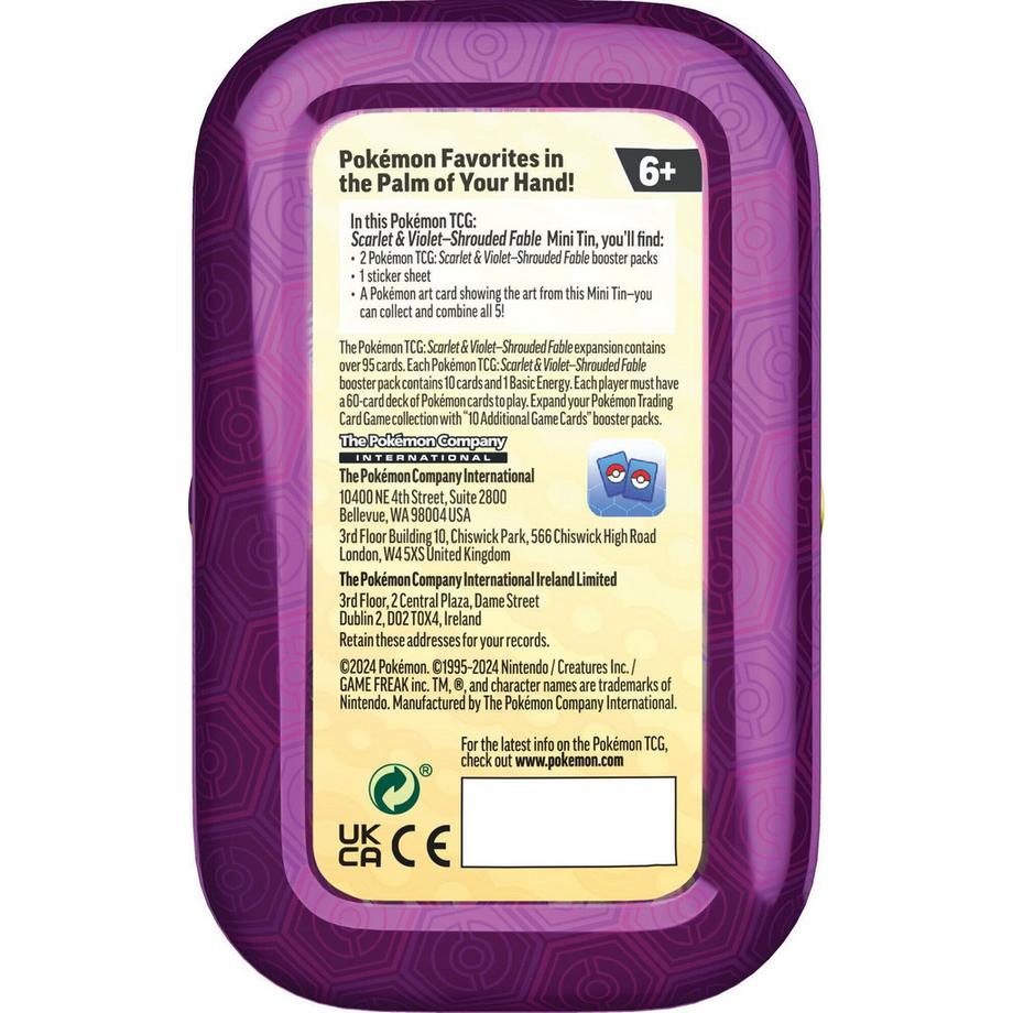 Pokémon  TCG: Scarlet & Violet—Shrouded Fable Mini Tin - EN 