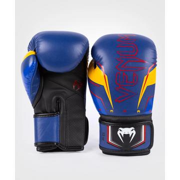 Venum Elite Evo Boxing Gloves - Blue/Yellow - 10 Oz