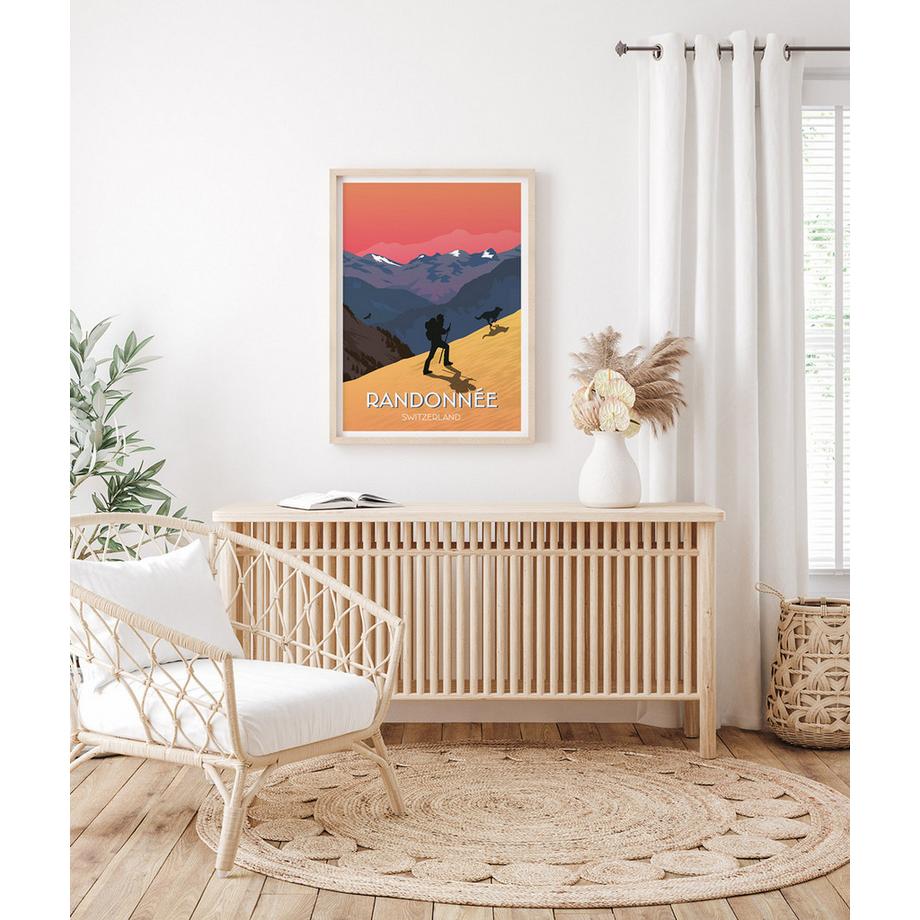 La-Jonx Affiche de Randonnée  