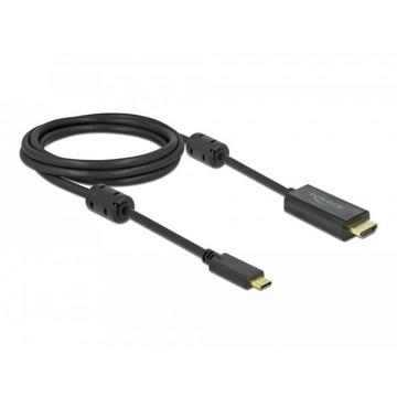 DeLOCK Aktives USB Type-C zu HDMI Kabel (DP Alt Mode) 4K 60 Hz 2 m