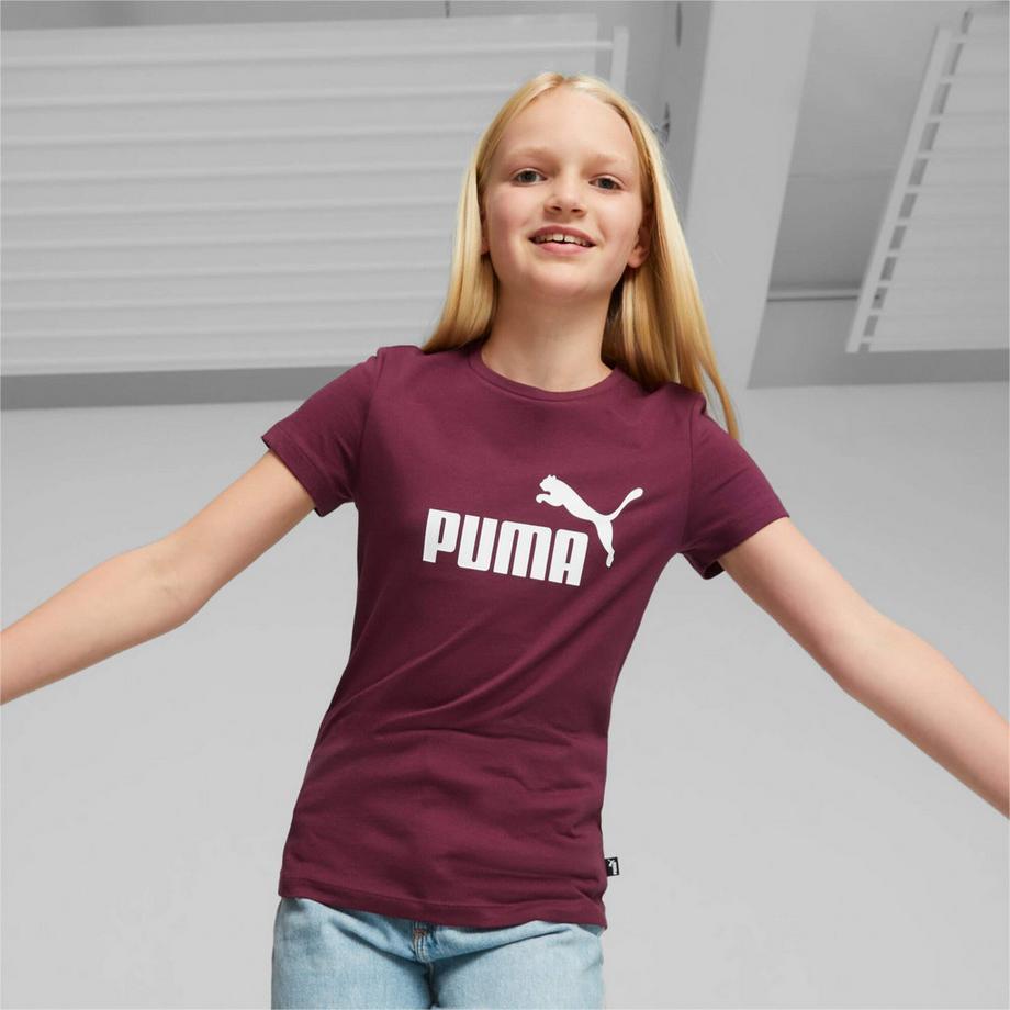 PUMA  mädchen-t-shirt ess logo 