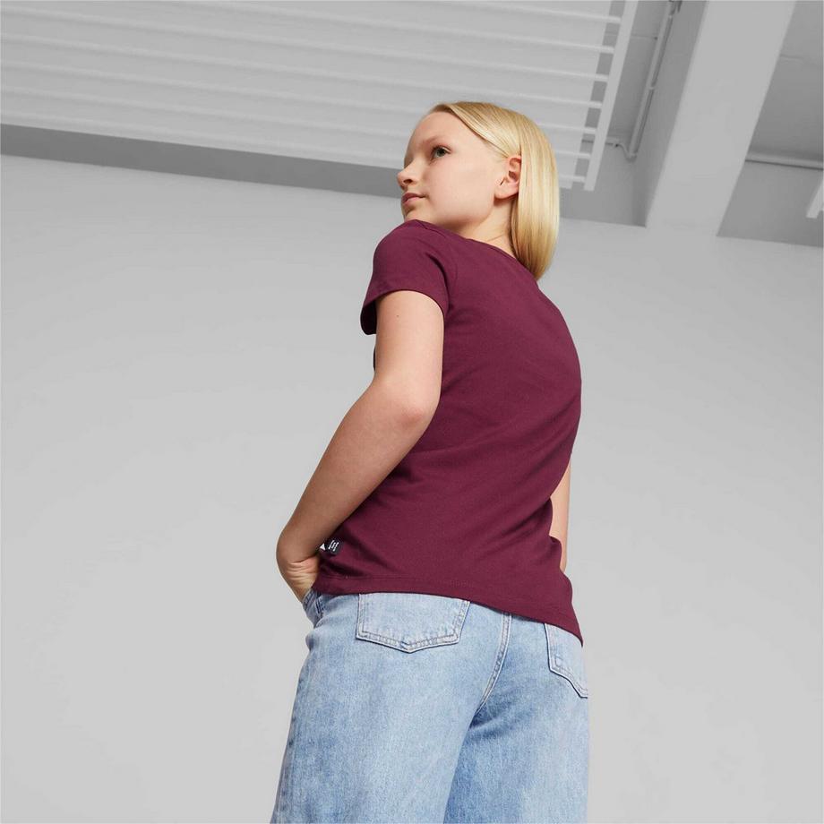 PUMA  mädchen-t-shirt ess logo 