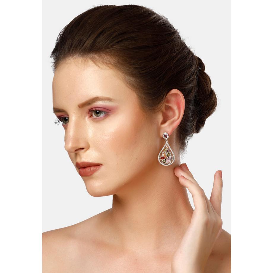 AVANT-GARDE PARIS  Diva Florale Tropfenohrringe 