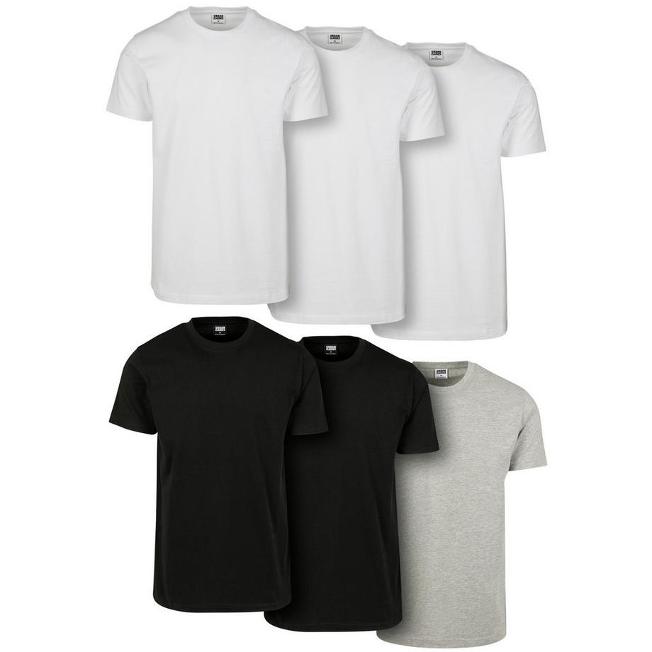 URBAN CLASSICS 6er-Pack Rundhals T-Shirts  