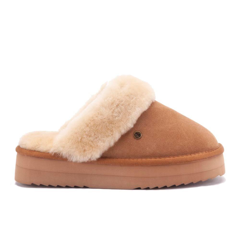 Image of Flurry - Wildleder Flip Flop Damen Braun 40