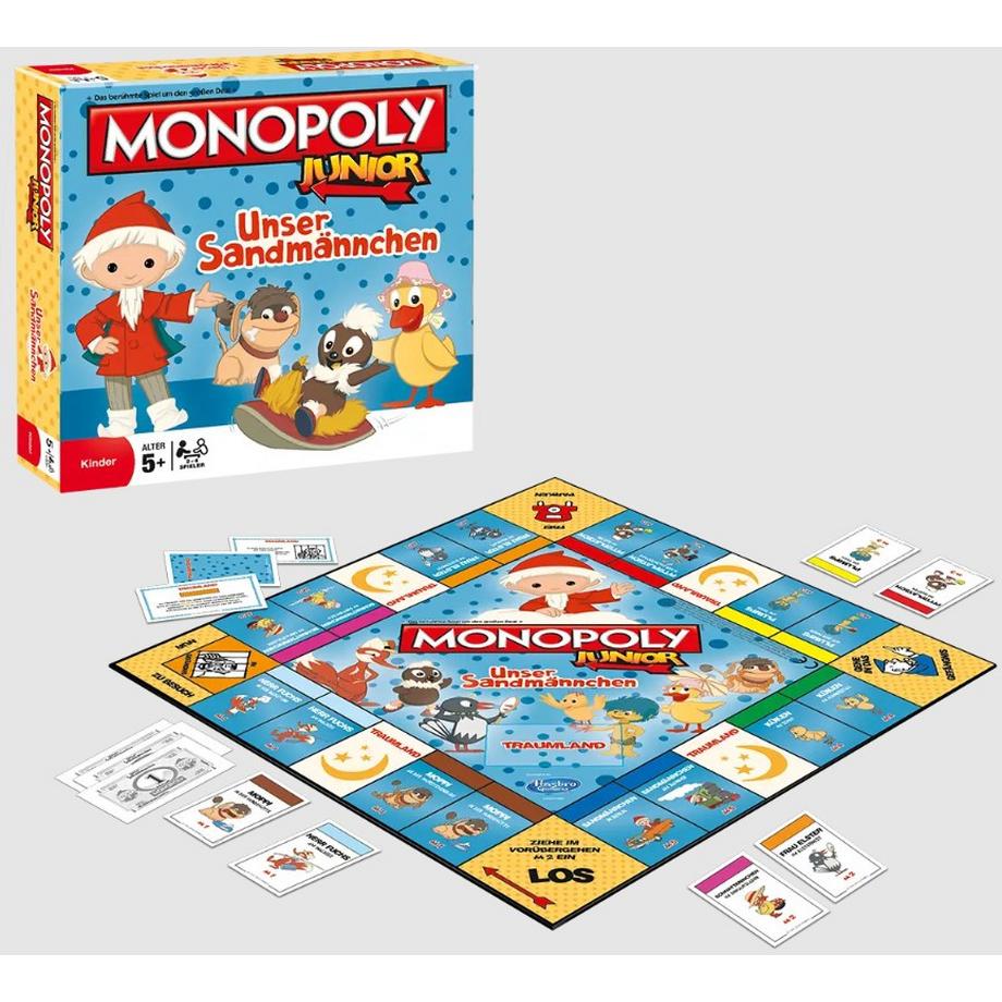 Hasbro  Junior Monopoly Unser Sandmännchen 