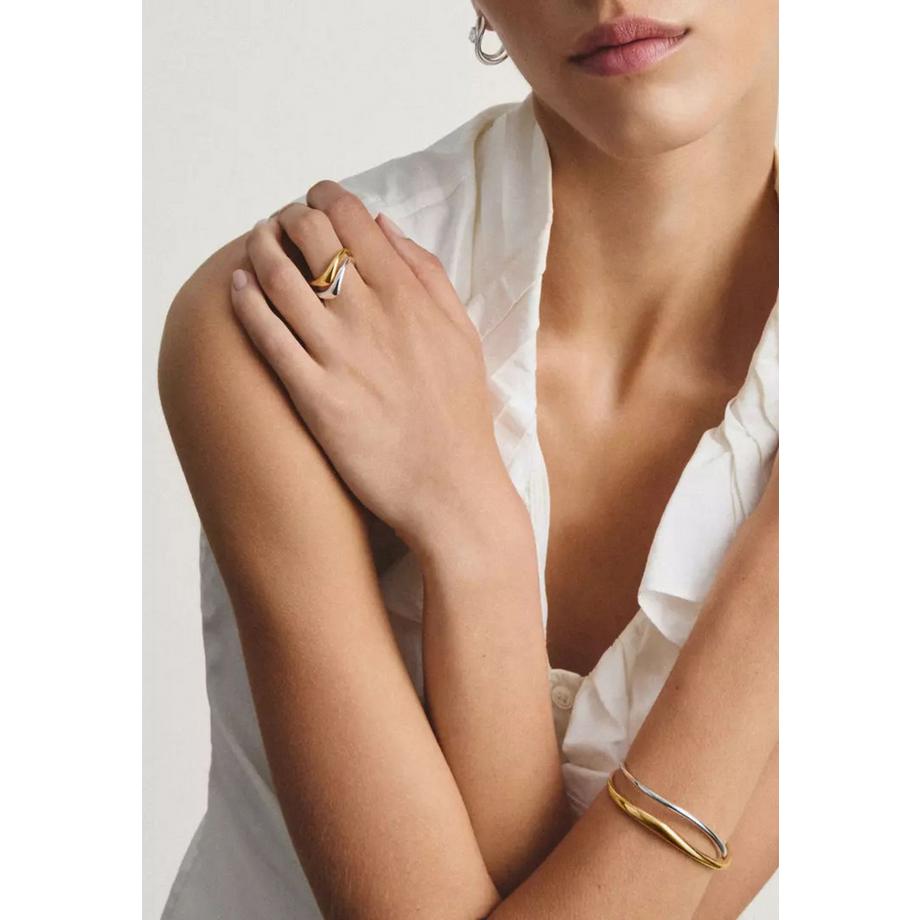 Thomas Sabo  Bague Courbée en  Sterling Recyclé 
