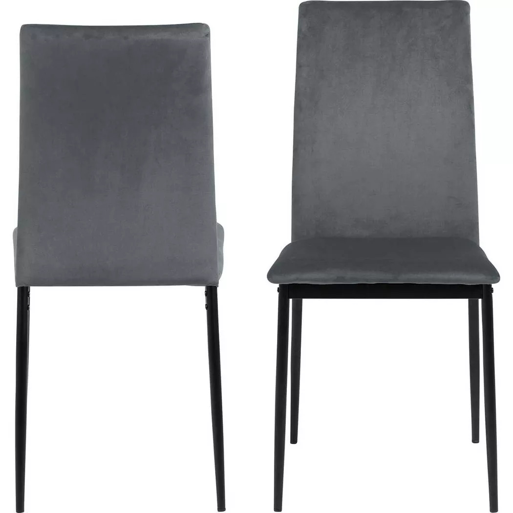 ACTONA GROUP Esszimmerstuhl "Demina" (Set) 4 Stk.in Samtvelours oder Kunstleder