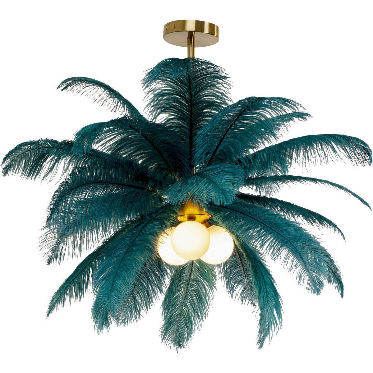 KARE Design Hängeleuchte Feather Palm rund 87  