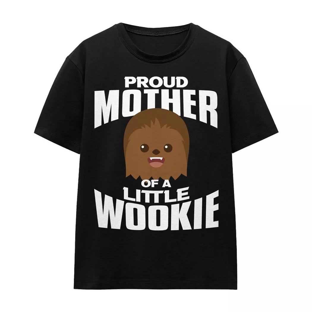 STAR WARS - Little Wookie TShirt Muttertag, für Damen, Schwarz, Größe M