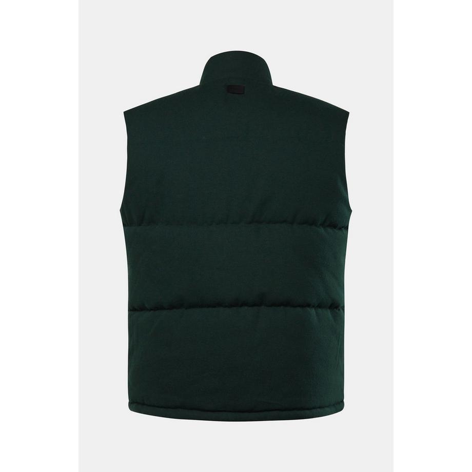 Sthuge Gilet in flanella imbottito collo alto  
