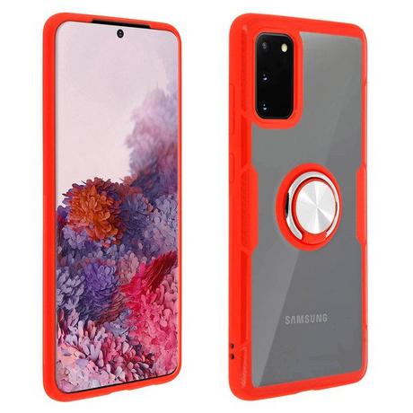 Avizar  Cover Galaxy S20 Supporto Rosso 