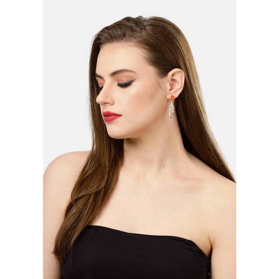 AVANT-GARDE PARIS  Feder-Tropfenohrringe 