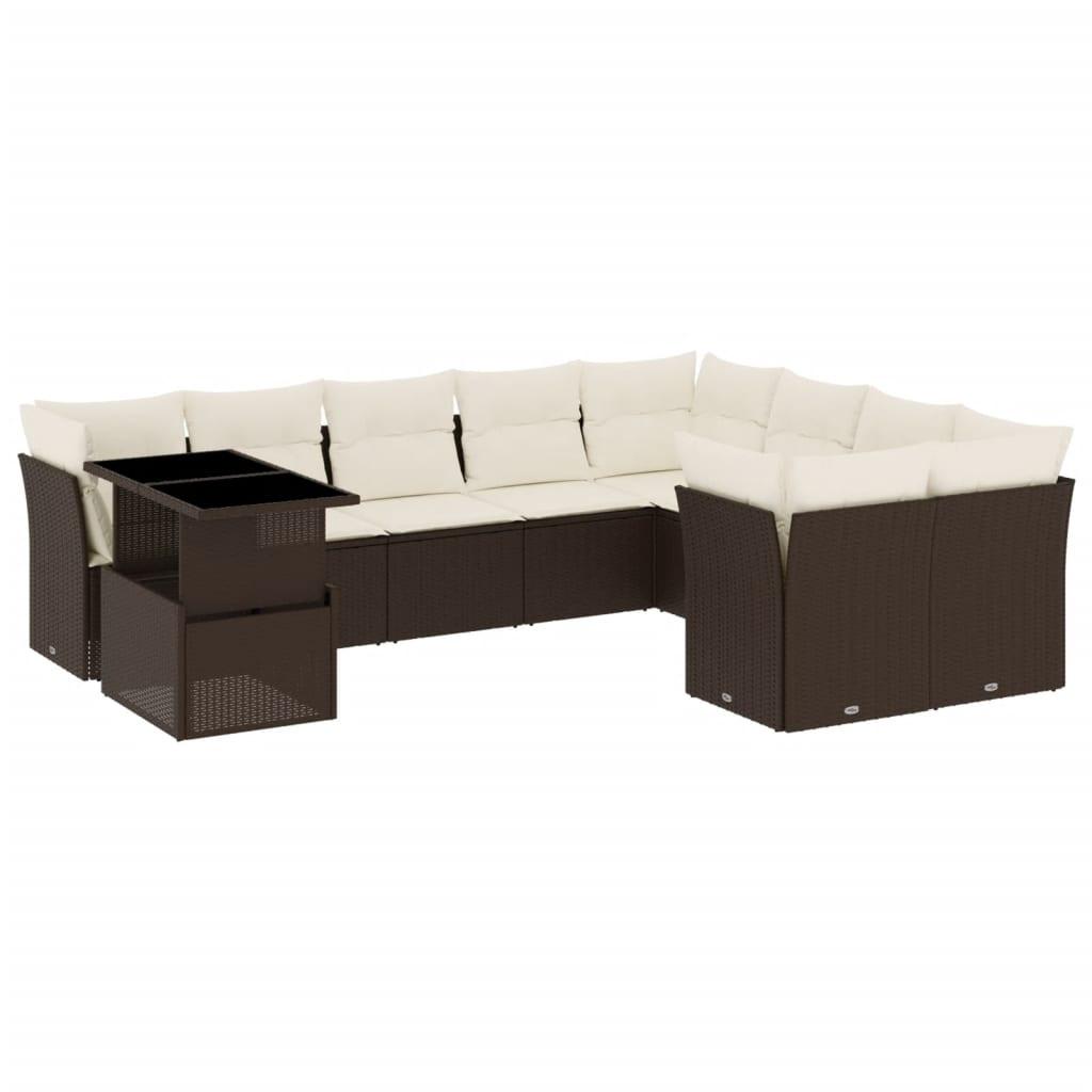 VidaXL Garten sofagarnitur poly-rattan  