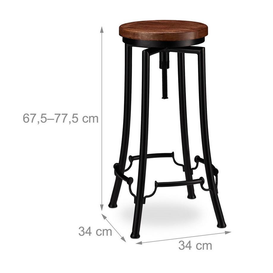 B2X Barhocker Industrie hoch  