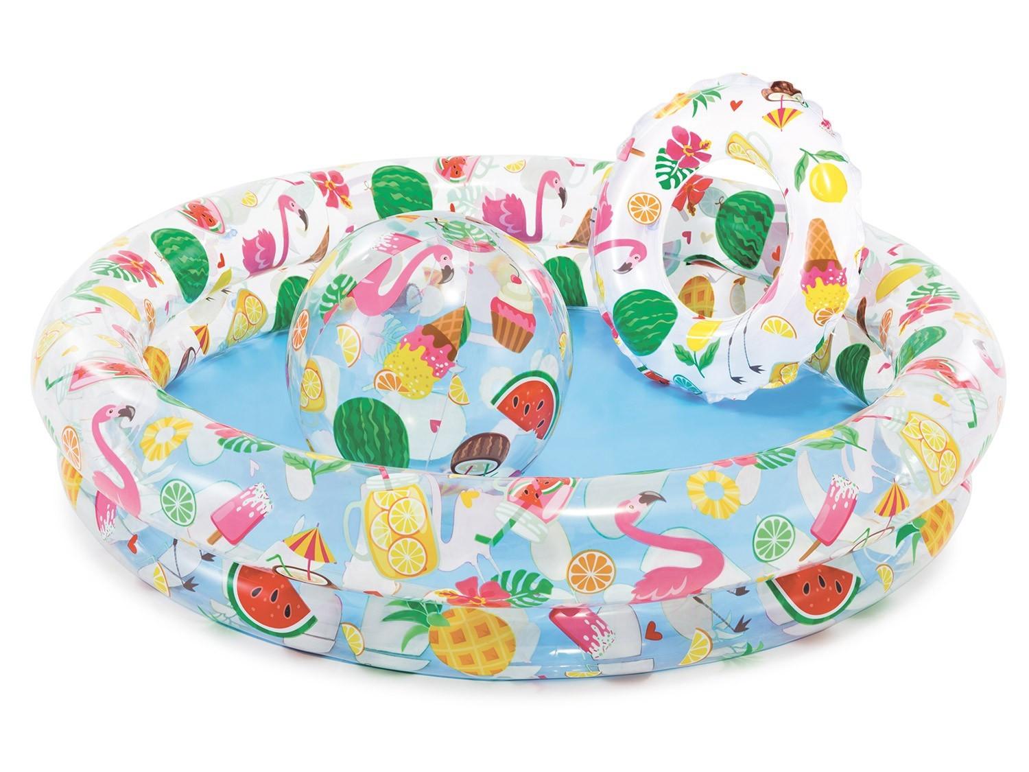 B2X  Aufblasbares Pool-Set mit Ring und Ball 