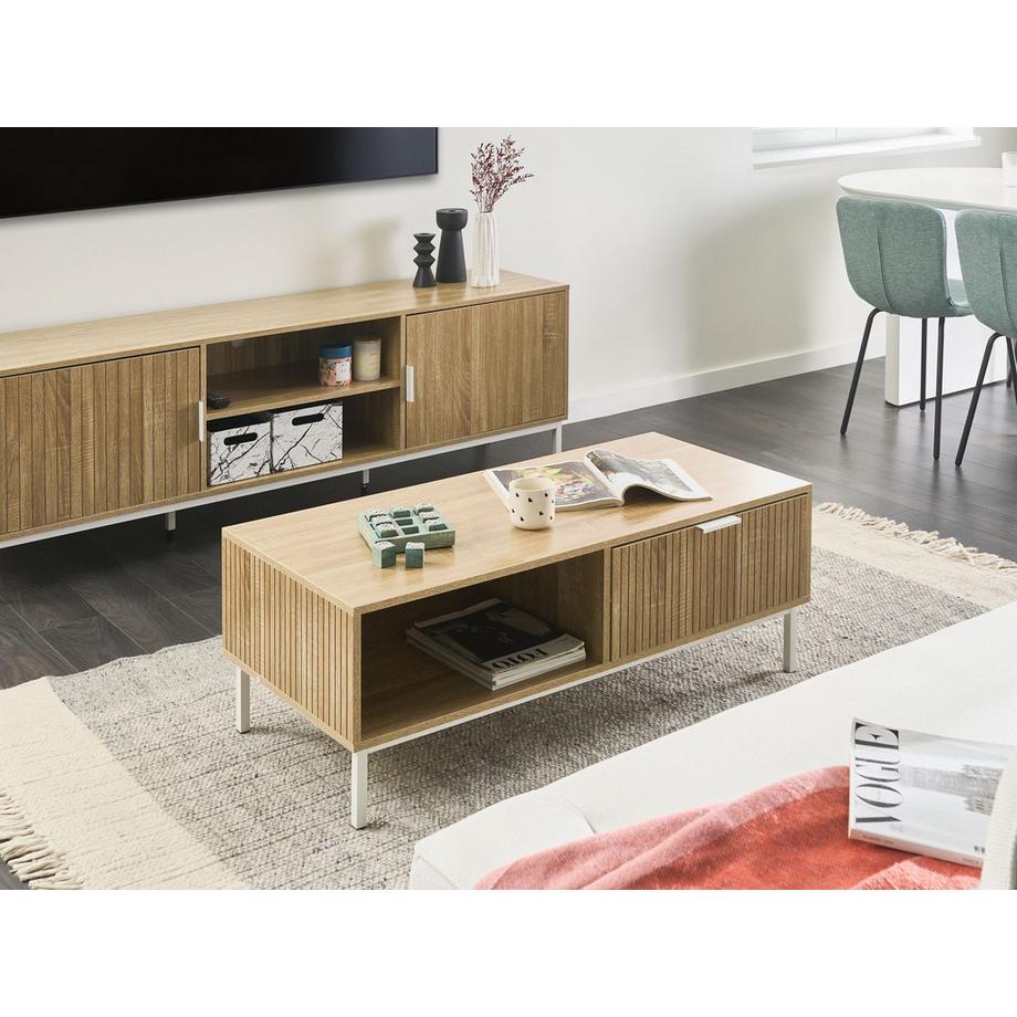 Beliani Table basse en MDF Moderne ROYALLA  