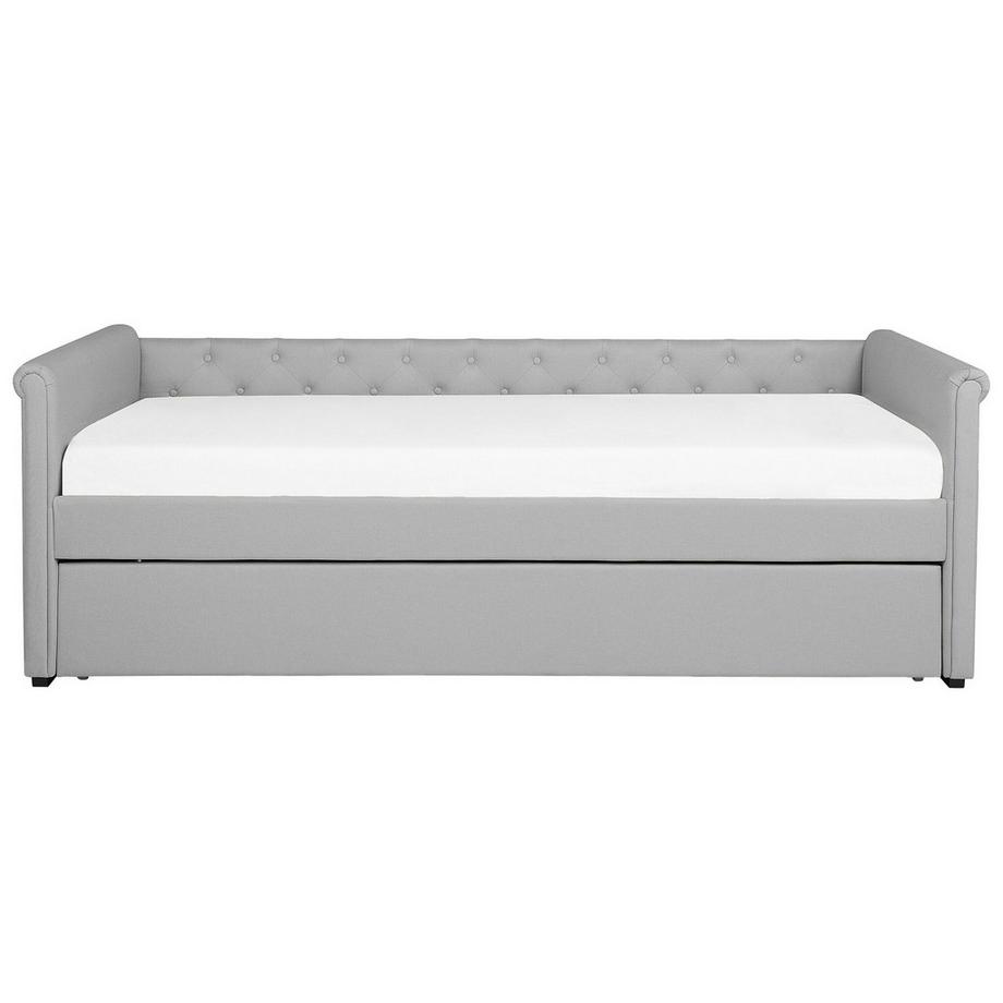 Beliani Letto estraibile en Tessuto Glamour LIBOURNE  