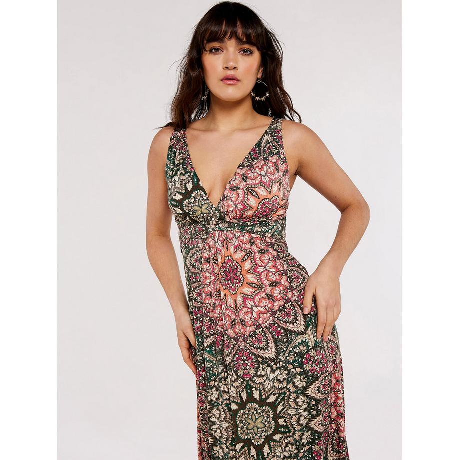 APRICOT Robe longue motif mandala  